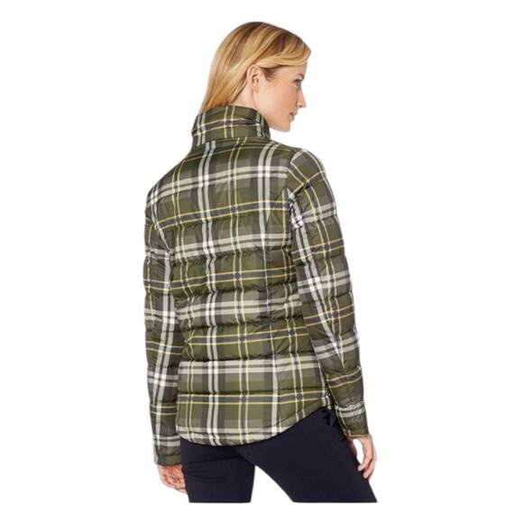Lauren Ralph Lauren Green Plaid Puffer Quilted Jacket Loden Check size medium - Picture 5 of 14